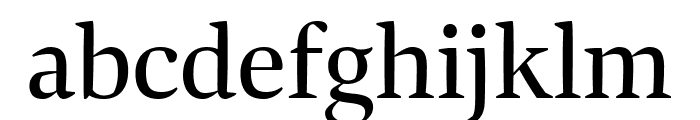 Bennet Display Regular Font LOWERCASE