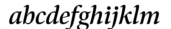 Bennet Display Semi Bold Italic Font LOWERCASE