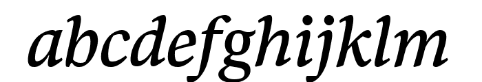 Bennet Text Three Italic Font LOWERCASE