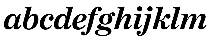 Benton Modern Bold Italic Font LOWERCASE