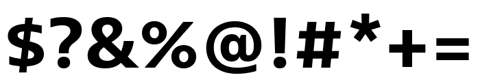 Bernina Sans Compressed Bold Font OTHER CHARS