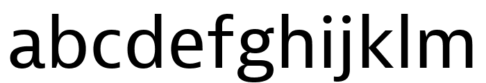 Bernina Sans Condensed Regular Font LOWERCASE