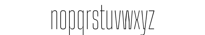 Big Shoulders Variable Thin Font LOWERCASE