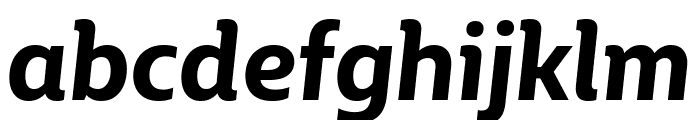 BigCity Grotesque Pro Bold Italic Font LOWERCASE