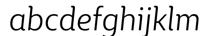 BigCity Grotesque Pro Book Italic Font LOWERCASE