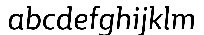 BigCity Grotesque Pro Italic Font LOWERCASE
