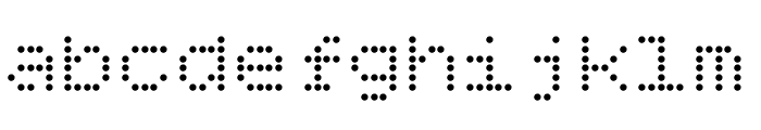 Bitcount Grid Single Book Square Font LOWERCASE