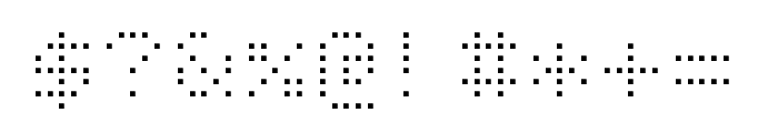 Bitcount Grid Single Light Circle Font OTHER CHARS