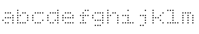 Bitcount Grid Single Light Square Font LOWERCASE