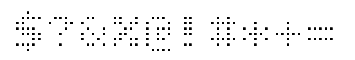 Bitcount Mono Double Light Square Font OTHER CHARS