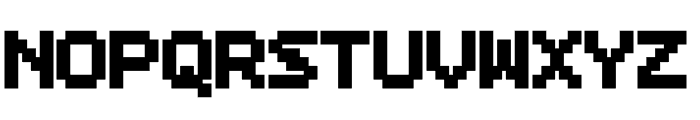 Bitcount Mono Single Bold Square Font UPPERCASE
