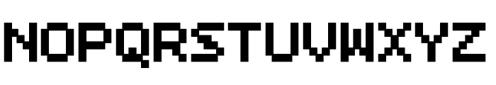 Bitcount Mono Single Medium Square Font UPPERCASE