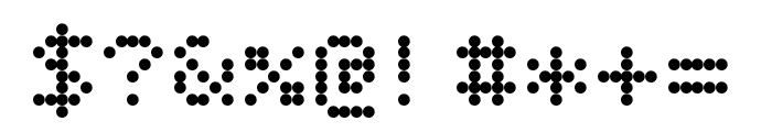 Bitcount Mono Single Regular Circle Font OTHER CHARS