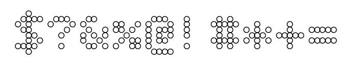 Bitcount Mono Single Regular Line Circle Font OTHER CHARS
