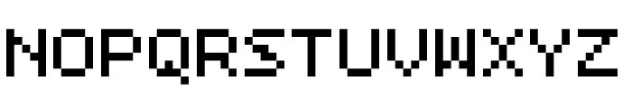 Bitcount Mono Single Regular Square Font UPPERCASE