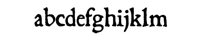 BlackBeard Regular Font LOWERCASE