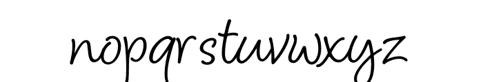 Blithe Regular Font LOWERCASE