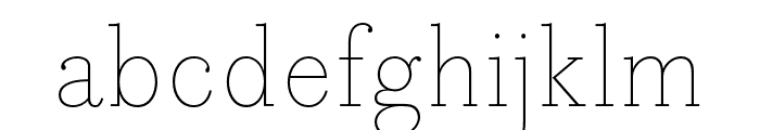 Bodoni Egyptian Pro Light Font LOWERCASE