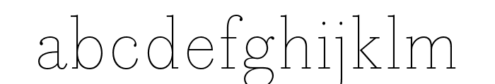 Bodoni Egyptian Pro Thin Font LOWERCASE