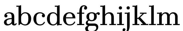 Bodoni PT VF Regular Font LOWERCASE