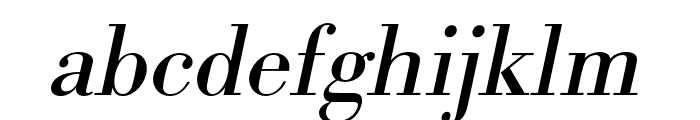 Bodoni URW Regular Oblique Font LOWERCASE