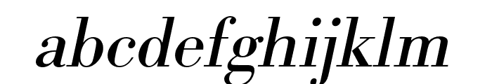 Bodoni URW Wide Regular Oblique Font LOWERCASE