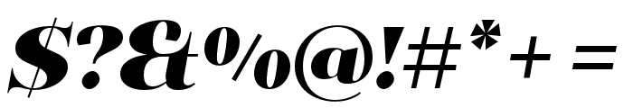 Bomboniere Black Italic Font OTHER CHARS