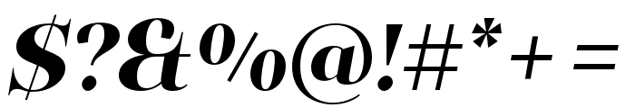 Bomboniere Bold Italic Font OTHER CHARS