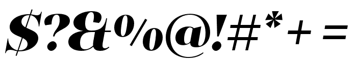 Bomboniere ExtraBold Italic Font OTHER CHARS