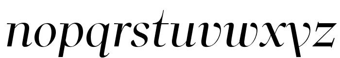 Bomboniere Regular Italic Font LOWERCASE