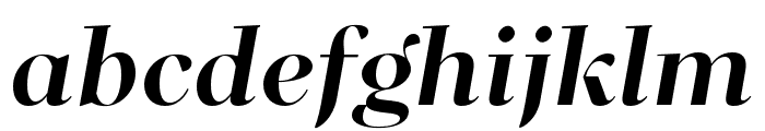 Bomboniere SemiBold Italic Font LOWERCASE