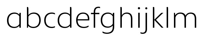 Bonnie ExtraLight Font LOWERCASE