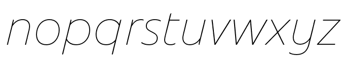 Bonnie UltraThin Italic Font LOWERCASE