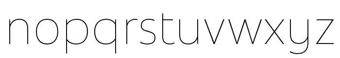 Bonnie UltraThin Font LOWERCASE