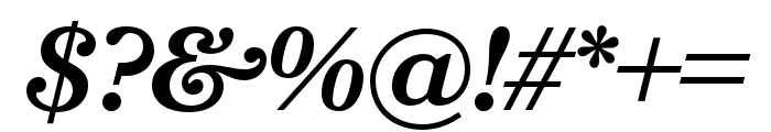 Bookmania Semibold Italic Font OTHER CHARS