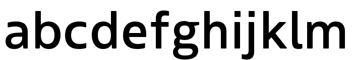 Boreal Medium Font LOWERCASE