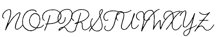Braisetto Regular Font UPPERCASE