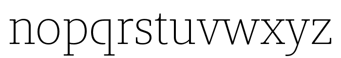 Brando ExtraLight Font LOWERCASE