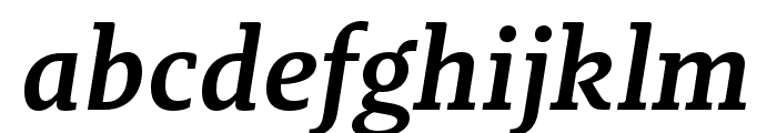 Brando SemiBold Italic Font LOWERCASE