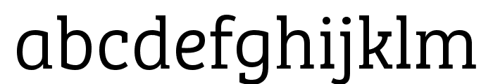 Bree Serif Light Font LOWERCASE