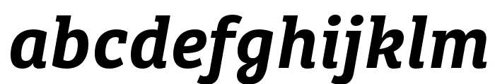 Bree Serif SemiBold Italic Font LOWERCASE