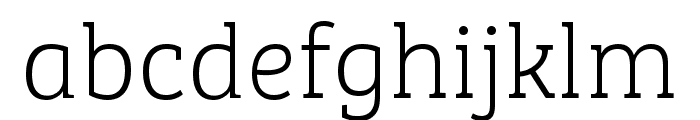 Bree Serif Thin Font LOWERCASE