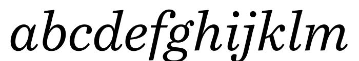 Bressay Display Italic Font LOWERCASE