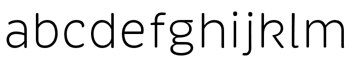 Brevia Light Italic Font LOWERCASE