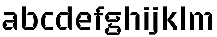 Brevier Bold Font LOWERCASE