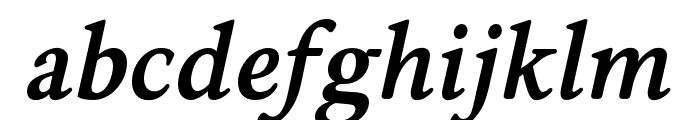 Brigade Bold Italic Font LOWERCASE