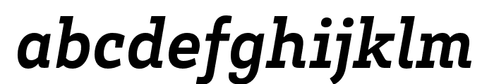 Brix Slab Cond Bold Italic Font LOWERCASE