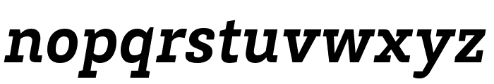 Brix Slab Cond Bold Italic Font LOWERCASE