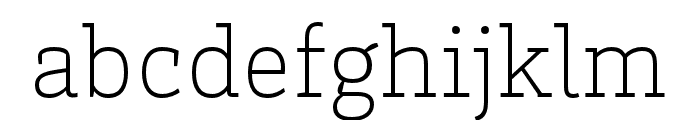 Brix Slab Cond Light Italic Font LOWERCASE