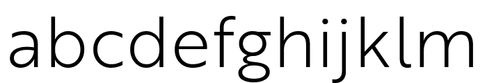 Brother 1816 Light Font LOWERCASE
